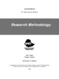 research method fm - Carter Center