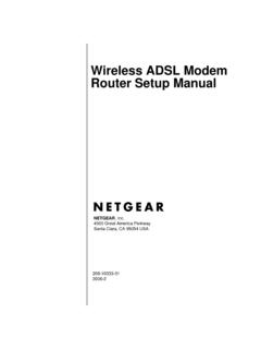 Wireless ADSL Modem Router Setup Manual - …