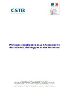 Principes constructifs pour l’Accessibilit&#233; des balcons ...