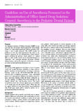 Guideline on Use of Anesthesia Personnel in the ...