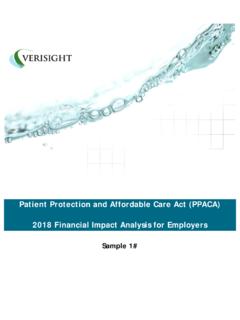 Patient Protection and Affordable Care Act (PPACA) 2018 ...