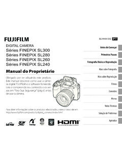 Manual do Propriet&#225;rio - fujifilm.com
