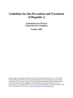 Guidelines for the Prevention and Treatment of Viral Hepatitis