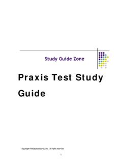 Praxis Test Study Guide - Study Guide Zone (Free Guides ...