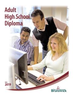 10461 brochure A HIGH SCHOOL DIPLOMA FOR ADULTS