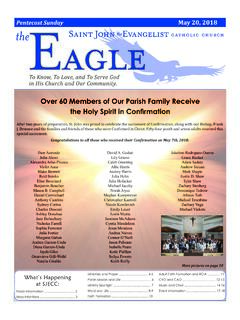 Over 60 Members of Our Parish Family Receive