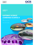 GATEWAY SCIENCE COMBINED SCIENCE A - ocr.org.uk
