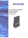 Universal Dual Band WiFi Internet Adapter WNCE3001 - …