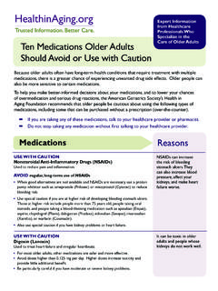 Ten Medications Older Adults Should Avoid or Use …