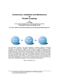 Construction, Installation and Maintenance of …