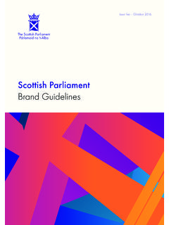 Scottish Parliament Brand Guidelines