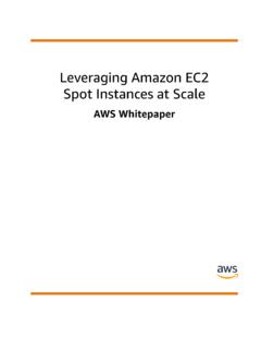 Leveraging Amazon EC2 Spot Instances at Scale - …