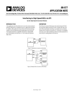 Interfacing to High Speed ADCs via SPI - Analog Devices
