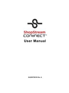 ShopStream Connect Manual