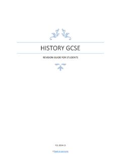 History GCSE - The Bicester School