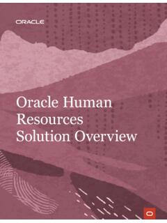 Oracle Human Resources Modules