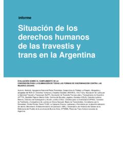 informe Situaci&#243;n de los derechos humanos de las travestis ...