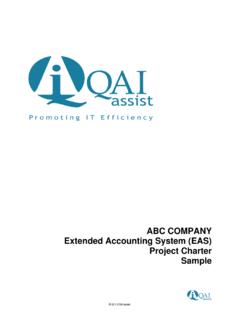 ABC COMPANY Extended Accounting System (EAS) …