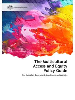 The Multicultural Access and Equity Policy Guide