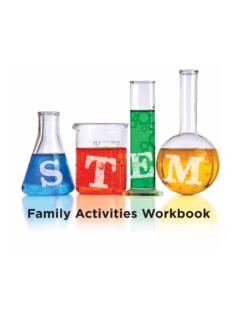 STEM Family Activities Workbook - Boston Children's Museum