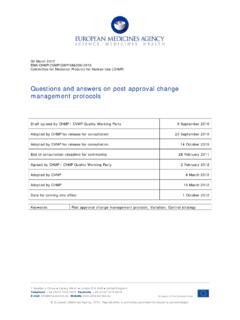 Questions and answers on post approval change …