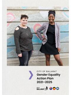 CITY OF BALLARAT Gender Equality Action Plan 2021–2025