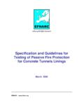 Specification and Guidelines for Testing of Passive Fire ...