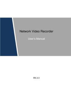 Network Video Recorder User’s Manual - Dahuasecurity.com