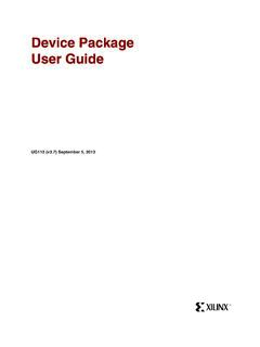 Xilinx UG112 Device Package User Guide