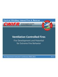 Ventilation Controlled Fires - CFBT-US