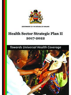 Health Sector Strategic Plan II