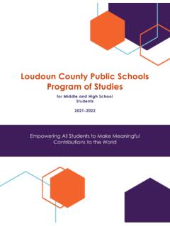 Loudoun County Public Schools Program of Studies