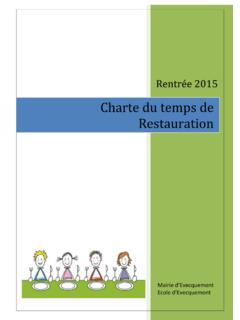 Charte du temps de Restauration - evecquemont.fr