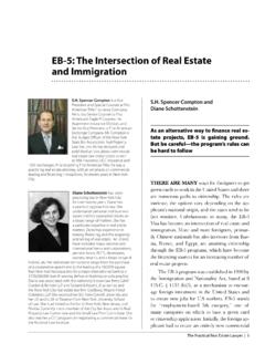 EB-5: The Intersection of Real Estate and Immigration