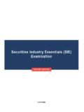 Securities Industry Essentials (SIE) Examination