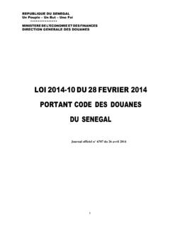 Senegal - Loi n&#176;2014-10 du 28 fevrier ... - Droit-Afrique