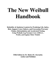 The New Weibull Handbook - Barringer1.com
