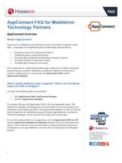 appconnect faq 2h13-1 - MDM &amp; Enterprise Mobile …
