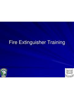 Fire Extinguisher Training - Yale University