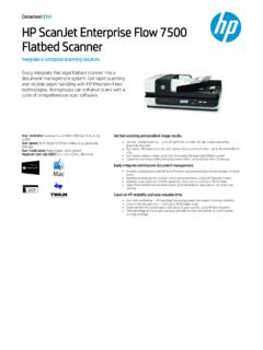 Flatbed Scanner HP ScanJet Enter prise Flow 7500