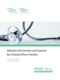 Infection Prevention and Control for Clinical Office …