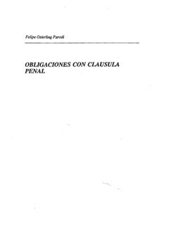 OBLIGACIONES CON CLAUSULA PENAL - osterlingfirm.com