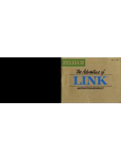Adventure of Link Manual - Digital Press