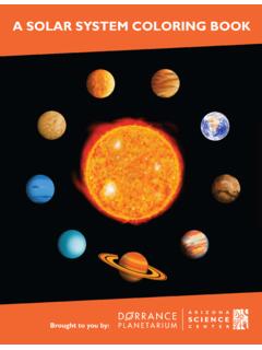 A SOLAR SYSTEM COLORING BOOK - Astronomers …