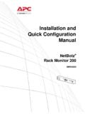 Installation and Quick Configuration Manual - - …
