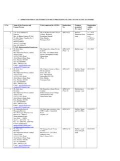 LIST OF INDIAN ABATTOIRS APPROVED BY APEDA