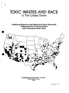 TOXIC WASTES AND RACE - Nuclear Regulatory …