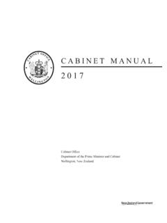 Cabinet Manual 2017 - June 2017 - Department of the Prime ...