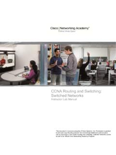 CCNA Routing and Switching: Switched Networks Instructor ...