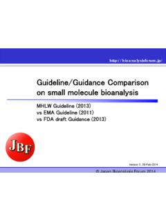 Guideline/Guidance Comparison on small …